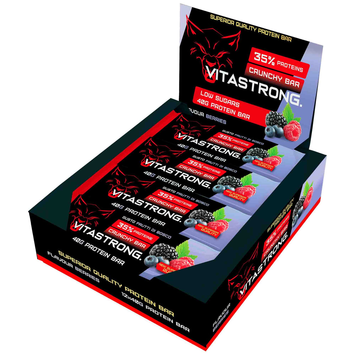 BOX X12 BARRETTA FRUTOS DEL BOSQUE