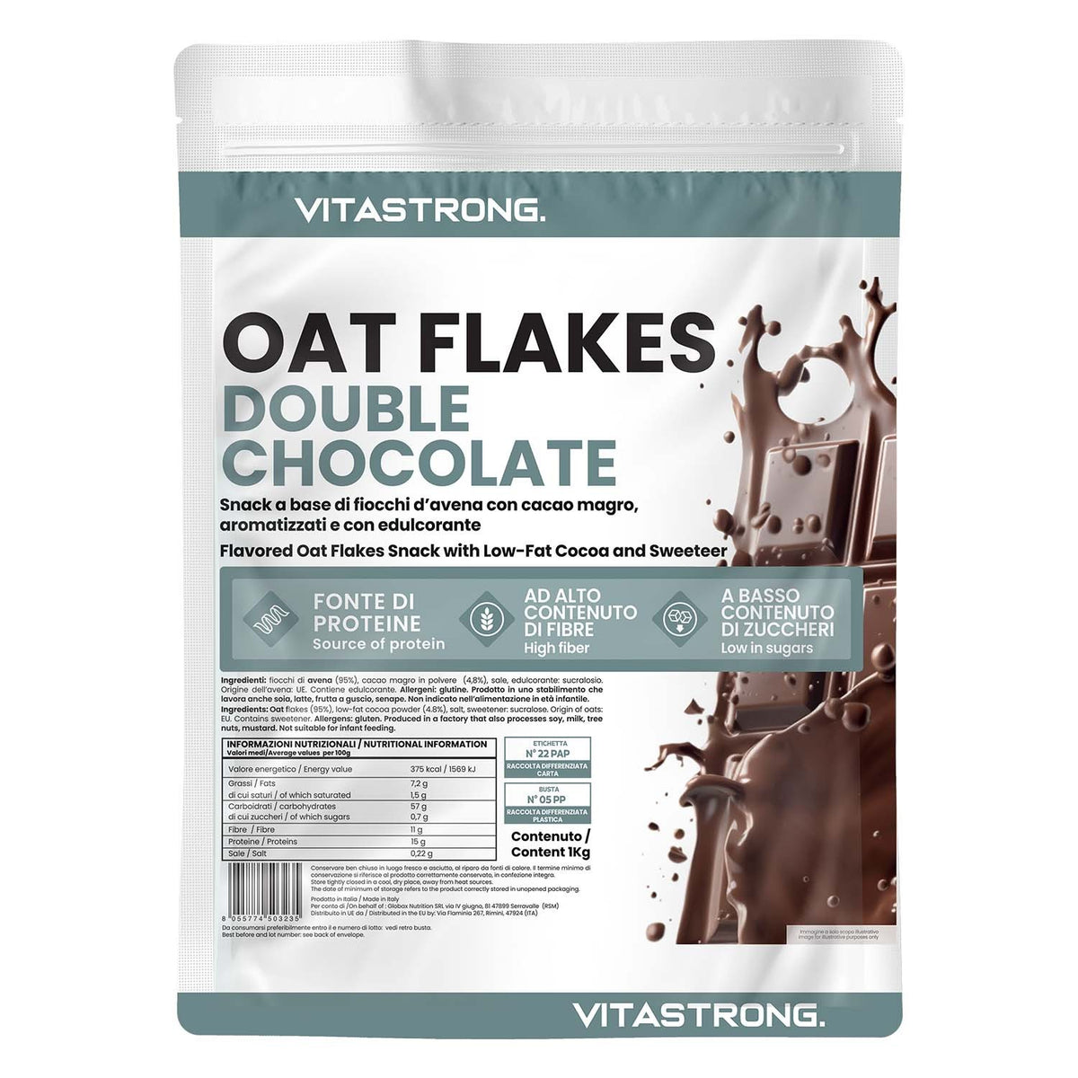 COPOS DE AVENA DOBLE CHOCOLATE
