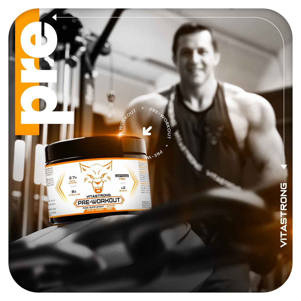 PREWORKOUT - SIN CAFEÍNA