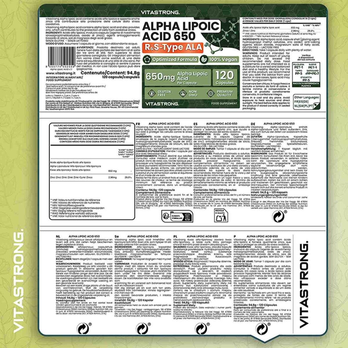 ALPHA LIPOIC ACID 650