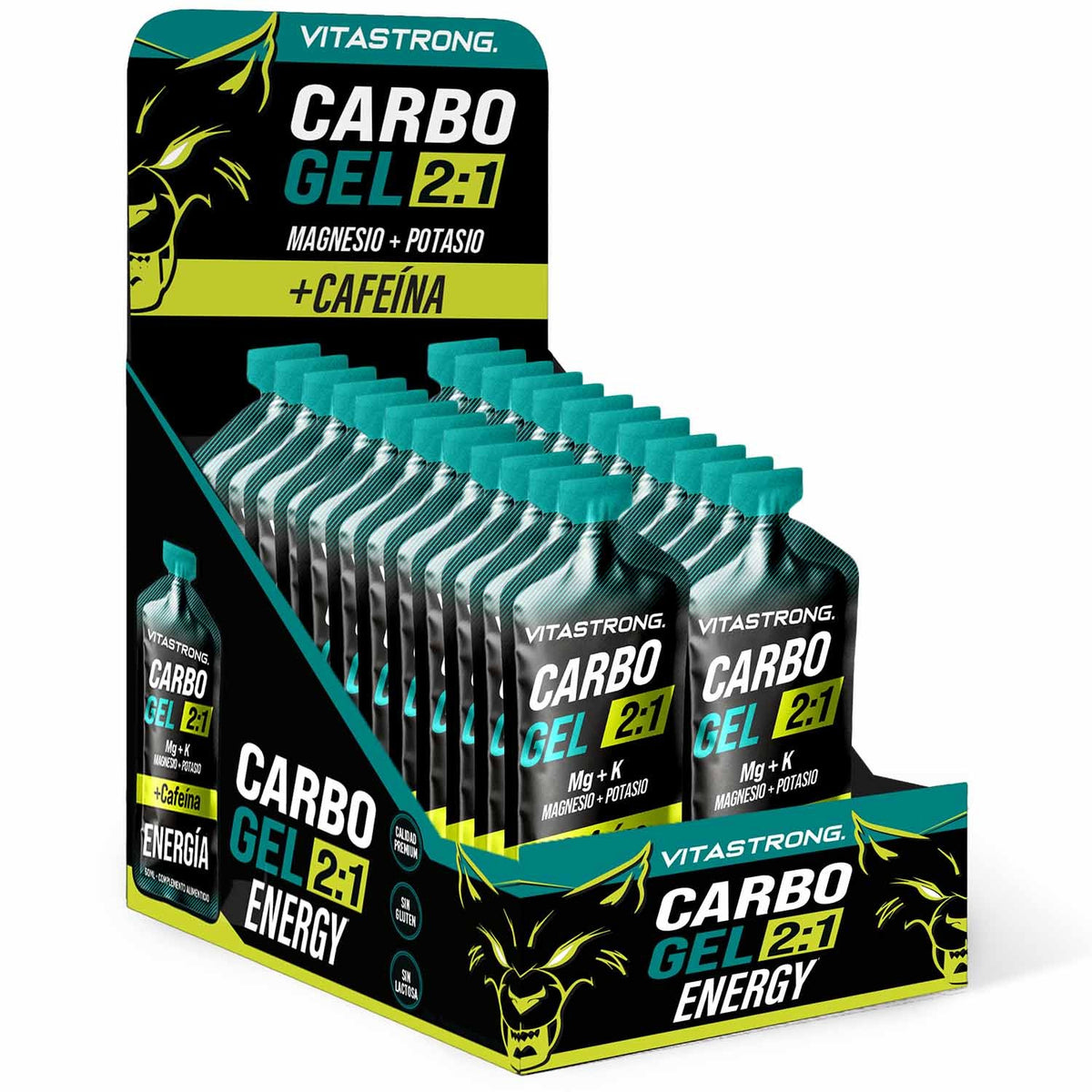 CARBO GEL 2:1 + CAFEÍNA