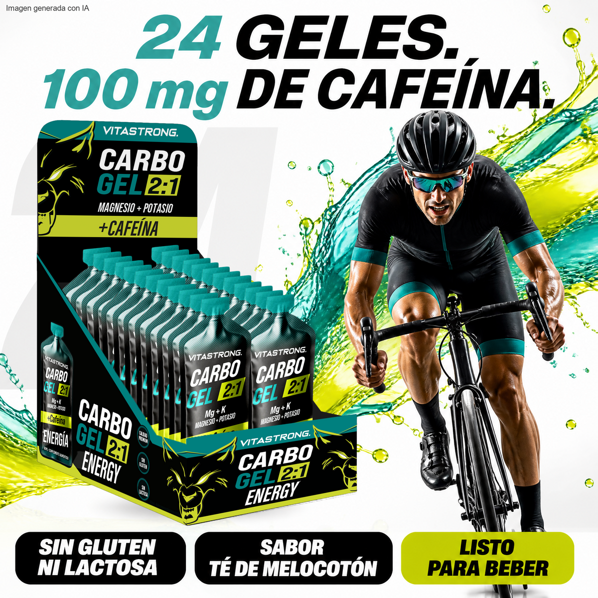 CARBO GEL 2:1 + CAFEÍNA