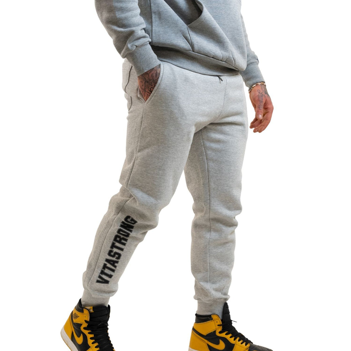 COLLEGE PANTS LIGHT GREY