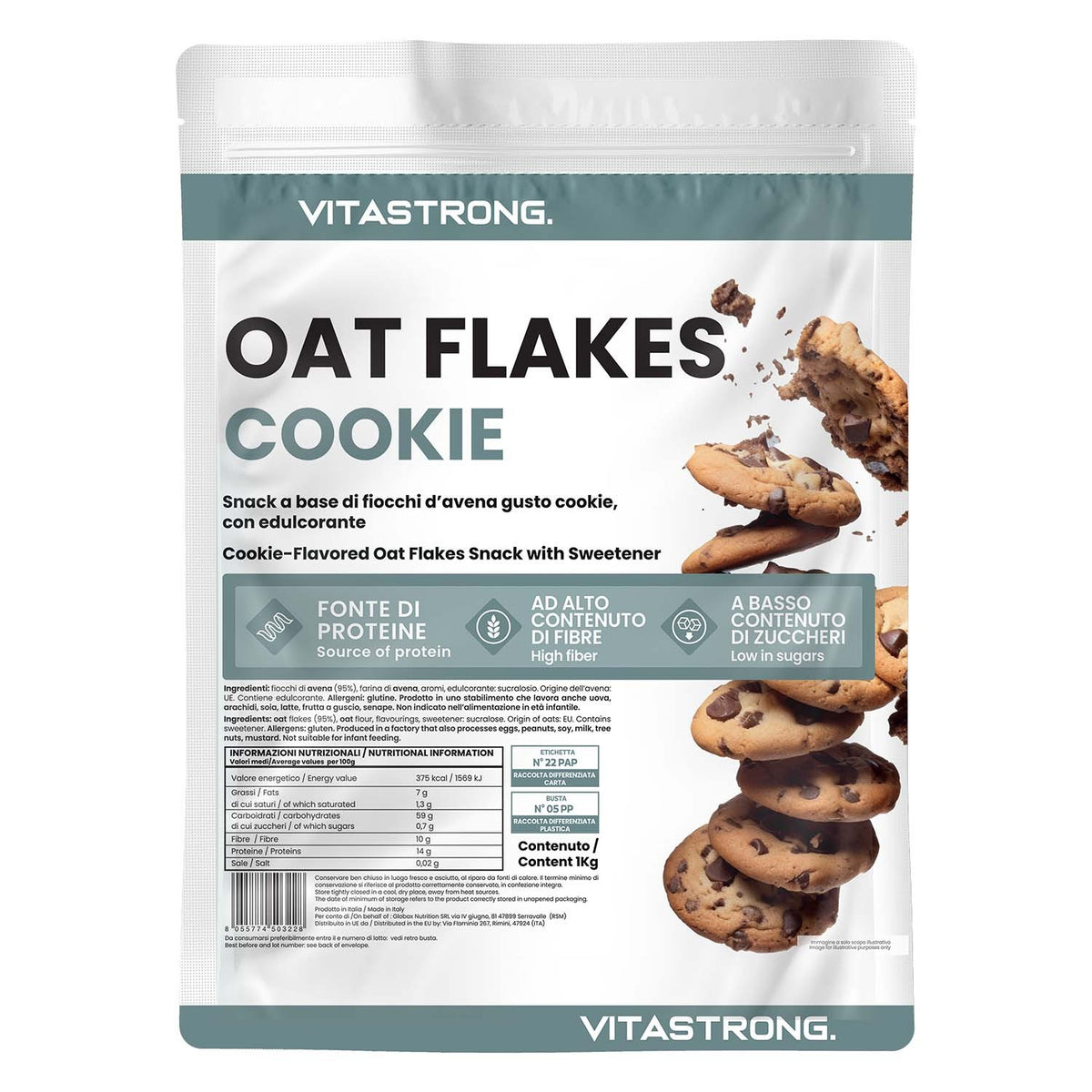 COPOS DE AVENA SABOR GALLETA