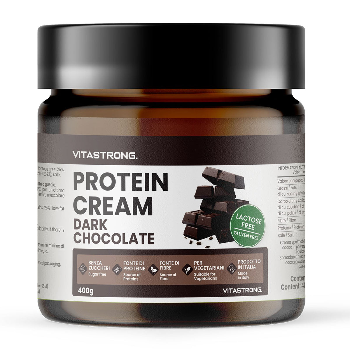 CREMA PROTEICA CHOCOLATE NEGRO