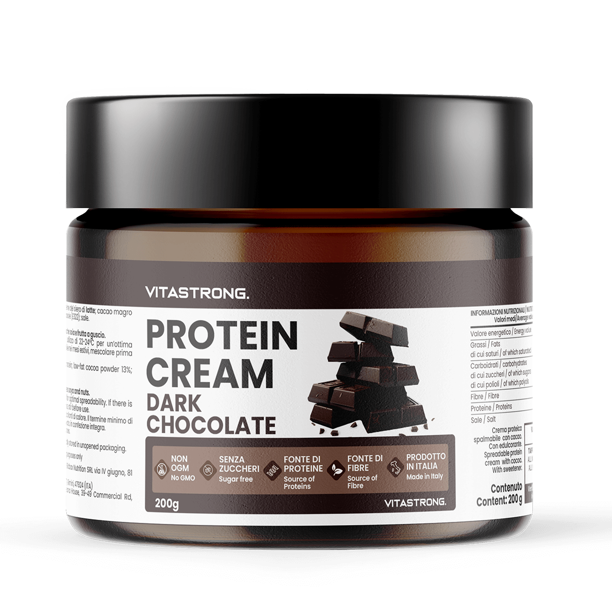 CREMA PROTEICA CHOCOLATE NEGRO