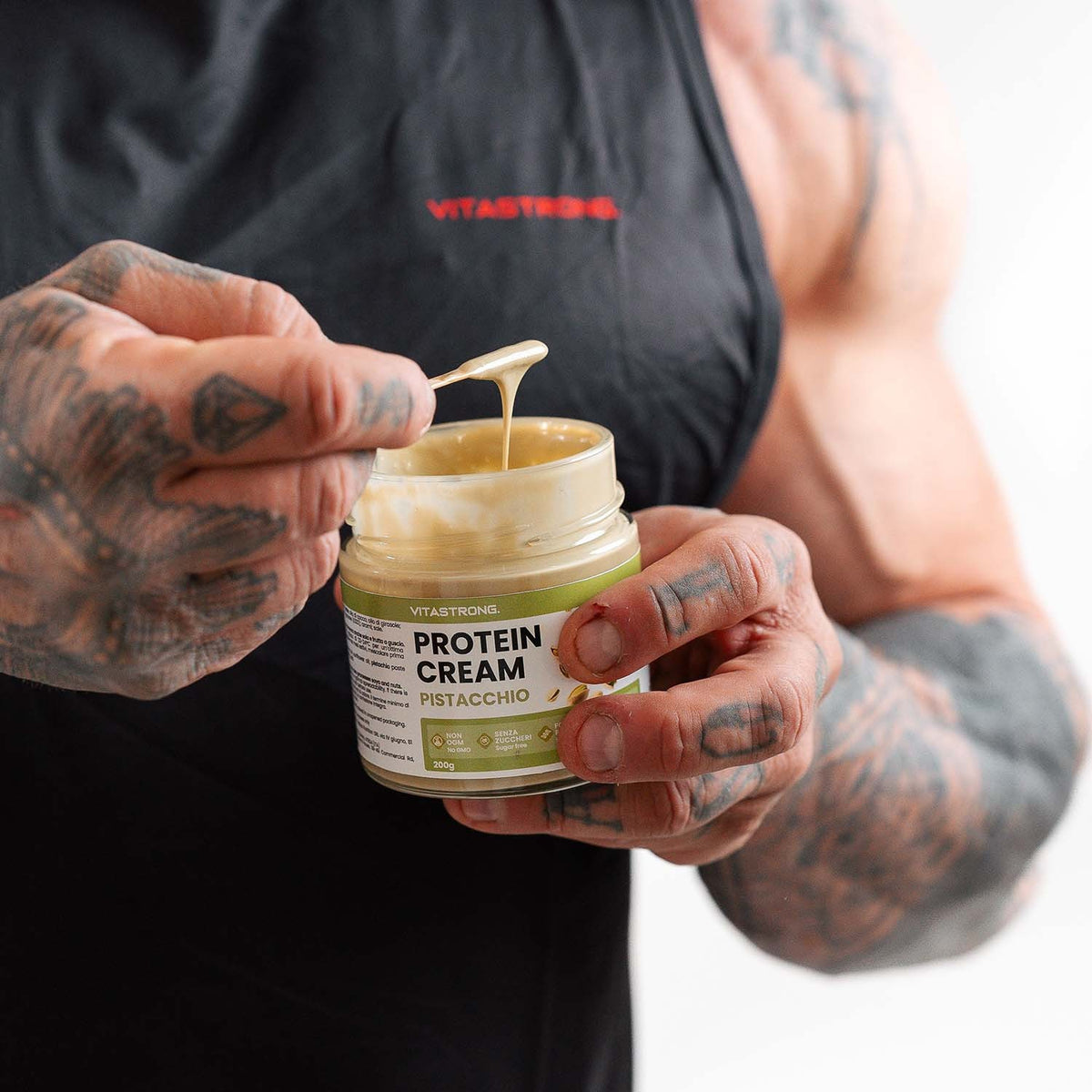 CREMA PROTEICA PISTACHO