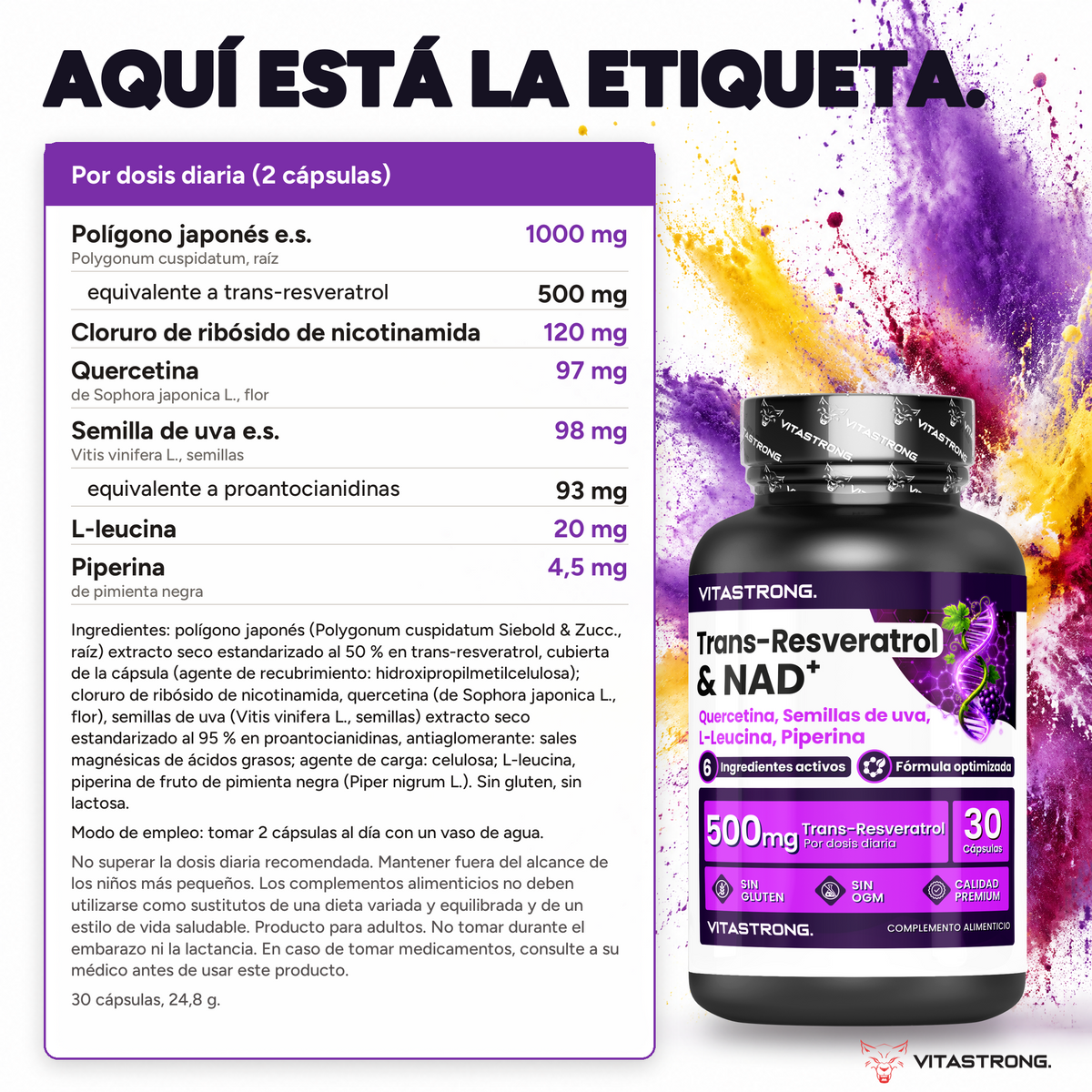 TRANS-RESVERATROL & NAD+
